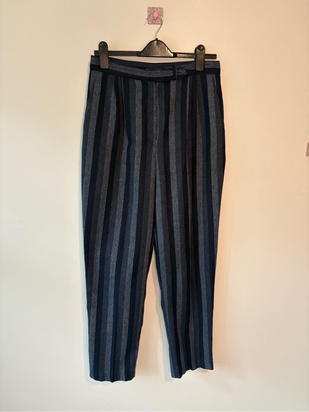 Vintage Sears Vertical Stripe Denim Trousers